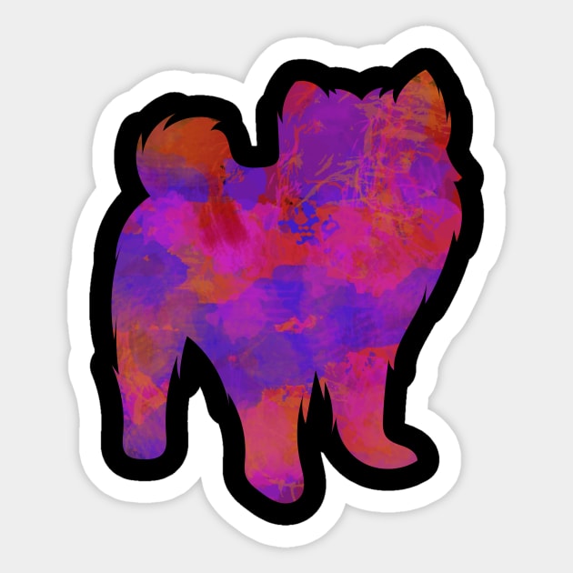 Dog Watercolor Sticker by Ginstore